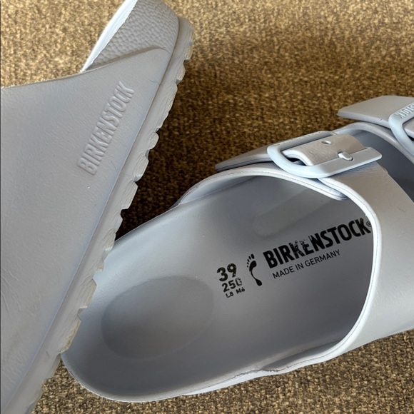 BIRKENSTOCK Arizona Double-Strap Elemental Blue EVA Sandals Size 39 or 8-8.5 - Picture 3 of 4